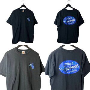 Jazzing Up Your Business T Shirt Vintage 90s Adult Black Large L Graphic Tee